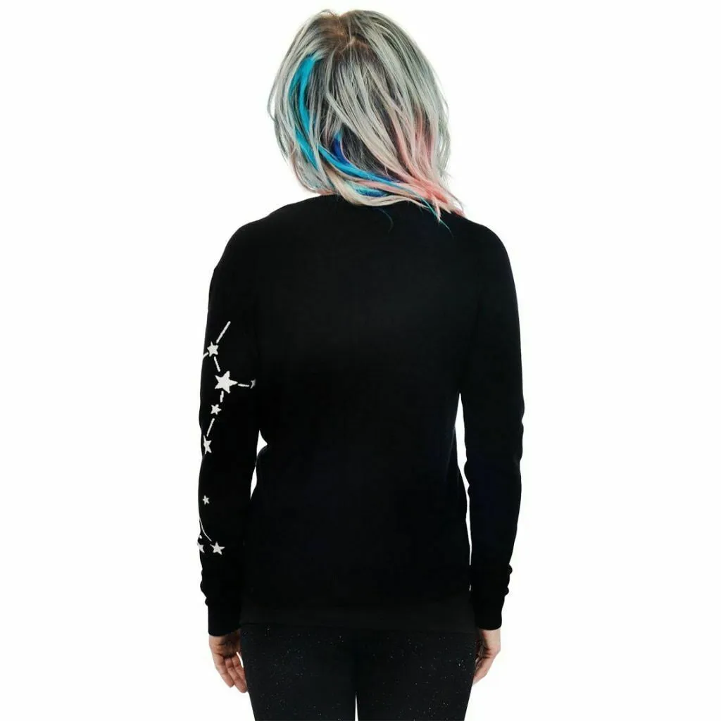 Constellation Stars & Moon Knit Sweater