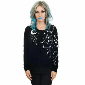 Constellation Stars & Moon Knit Sweater
