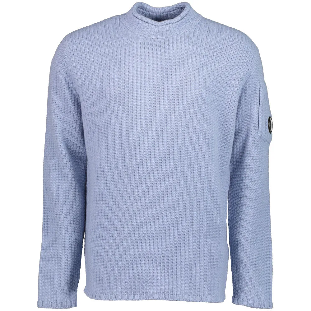 C.P. Lambswool Crewneck Lens Knit