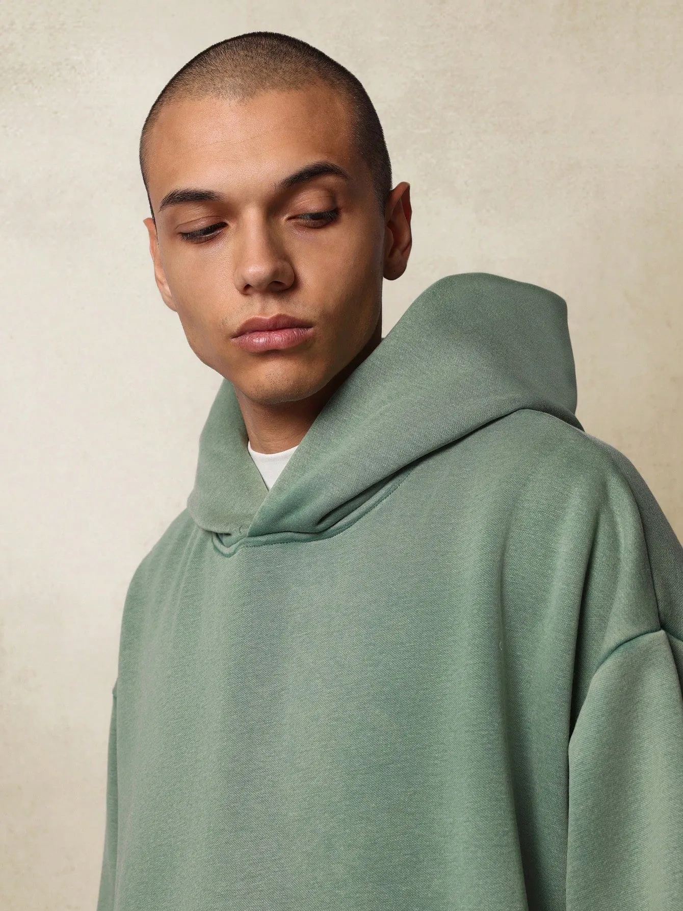 Crop Fit Washed Overhead Hoodie