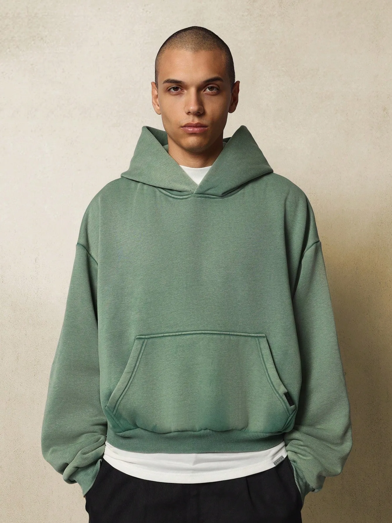 Crop Fit Washed Overhead Hoodie