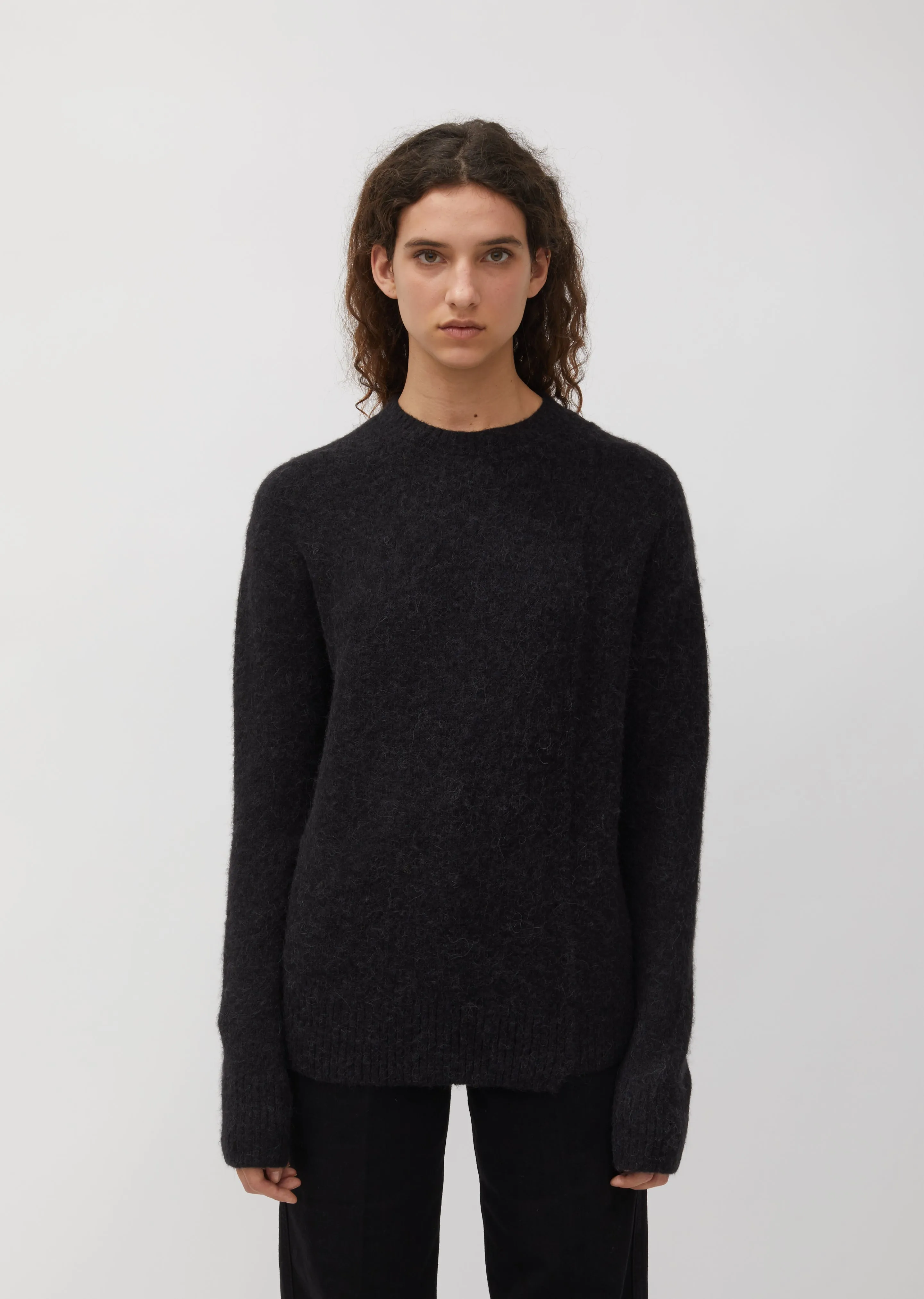 Kerna Fluffy Alpaca Sweater