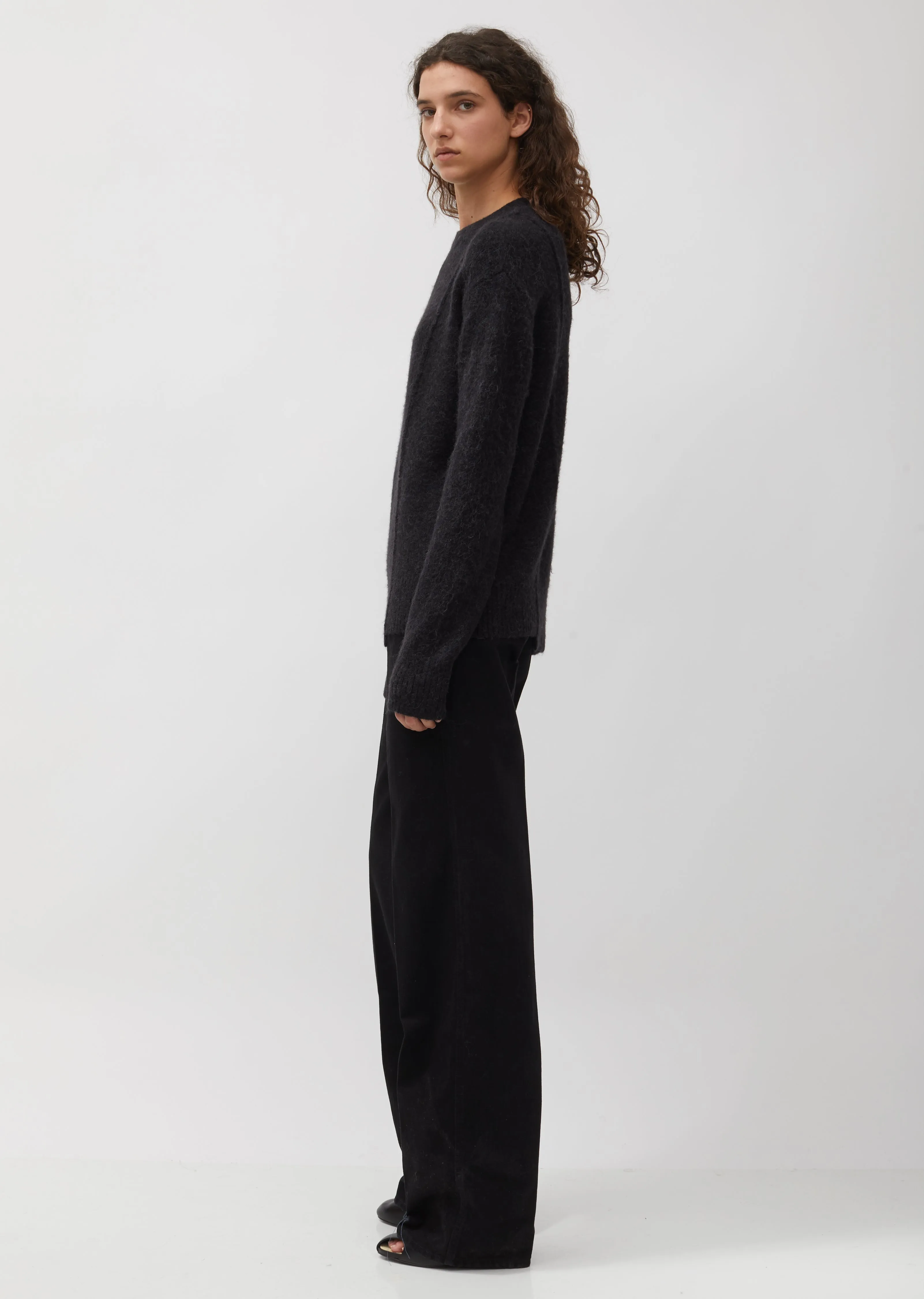 Kerna Fluffy Alpaca Sweater