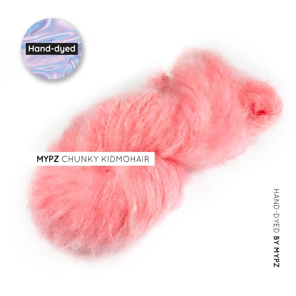 Knitting Kit – MYPZ Short Basic Chunky Cardigan Salmon No.15 – Beginner (ENG-NL-DE)