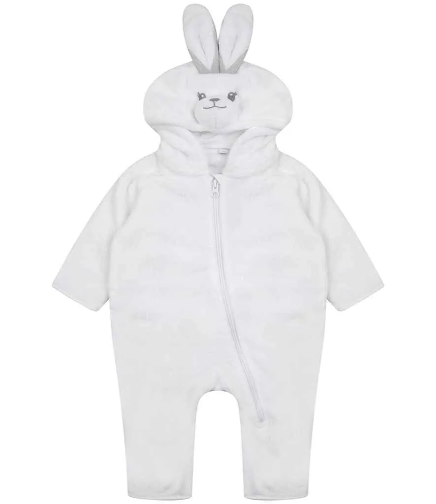Larkwood Baby/Toddler Rabbit All In One | White