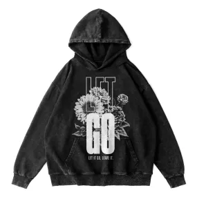 Let Go Oversized Washed Hoodie