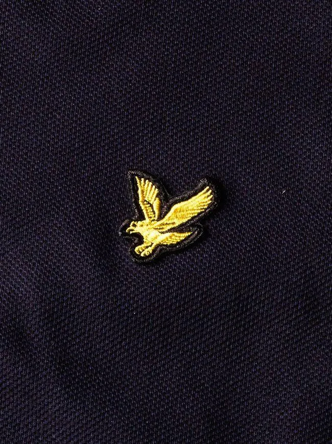Lyle and Scott Mens Plain Polo Shirt Navy