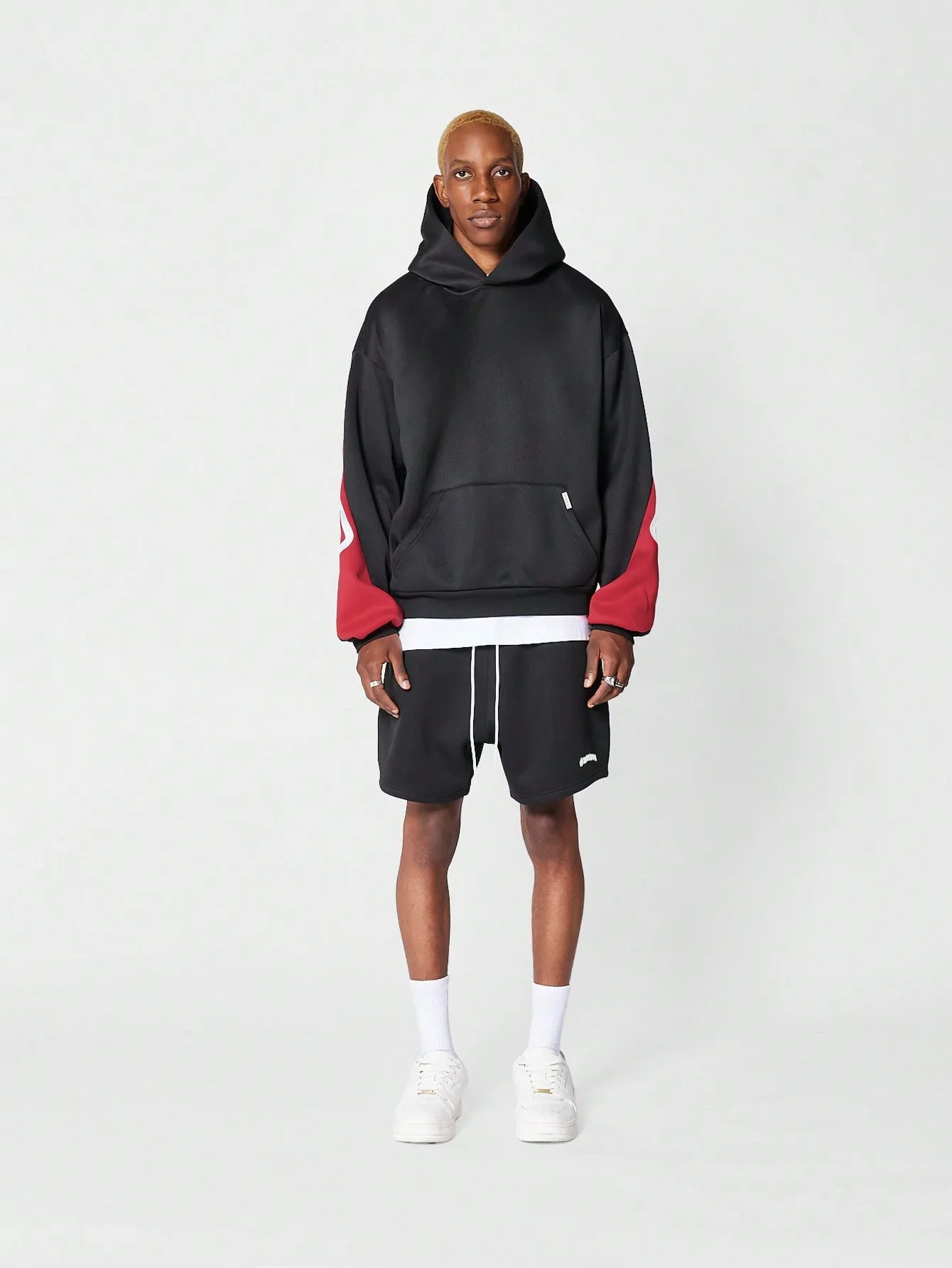 Overhead Hoodie With Back Logo Embroidery