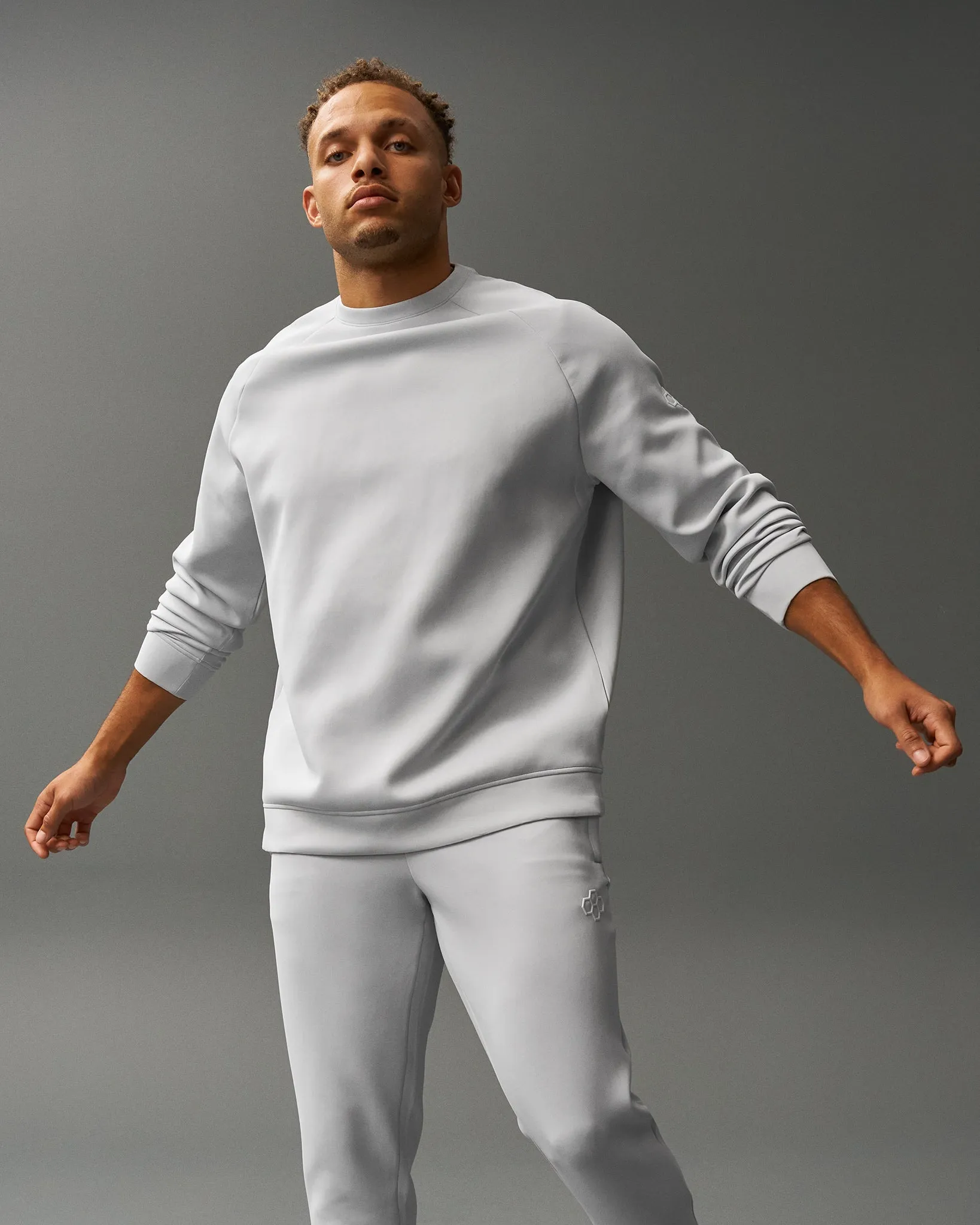 RUDIS COOL-FEEL Crewneck - Lunar Gray