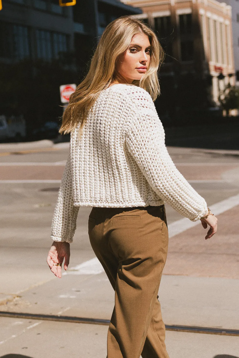 Tamara Chunky Knit Cardigan - FINAL SALE