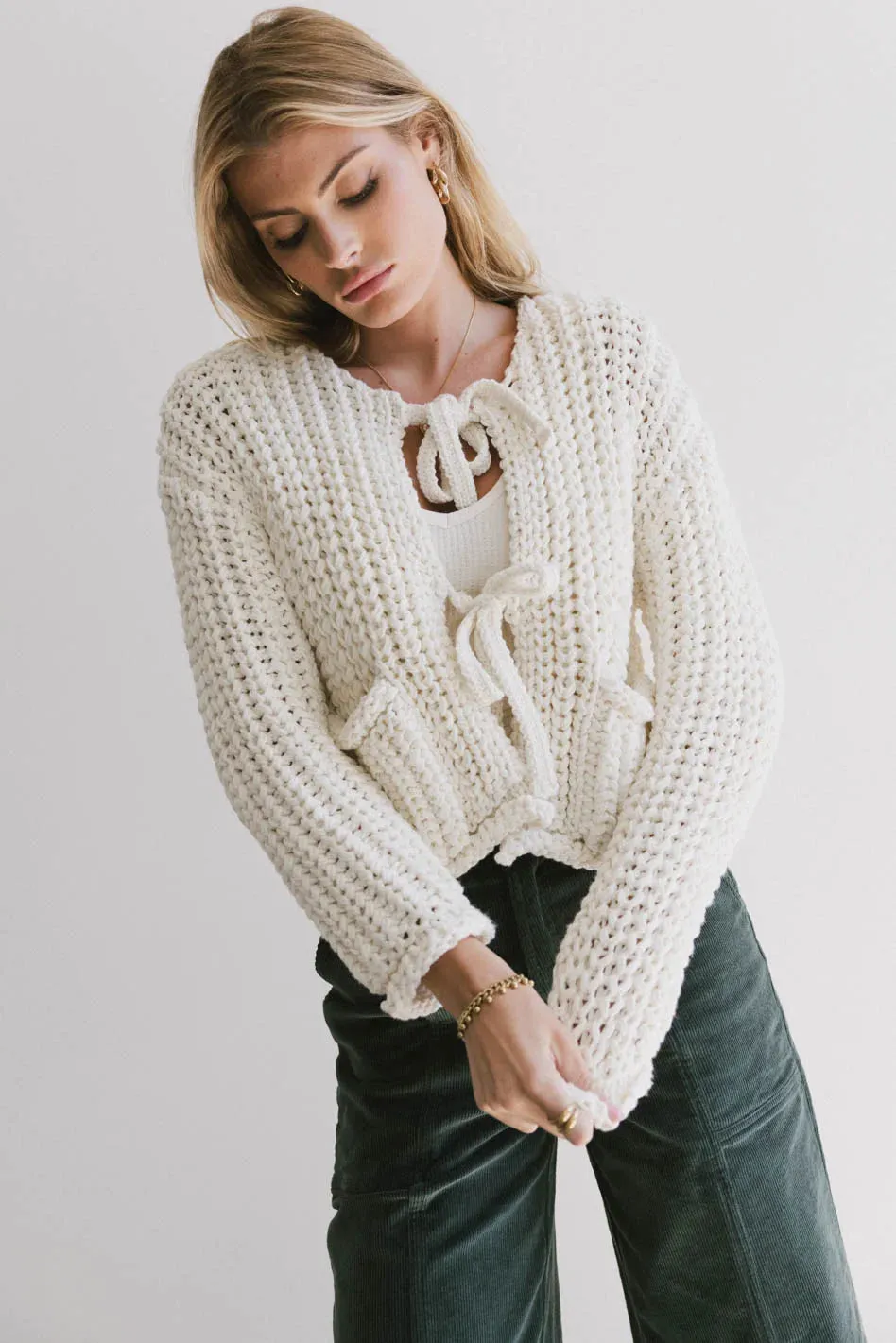 Tamara Chunky Knit Cardigan - FINAL SALE