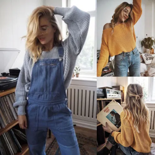 VenusFox Oversized Long Sleeve Loose Sweater