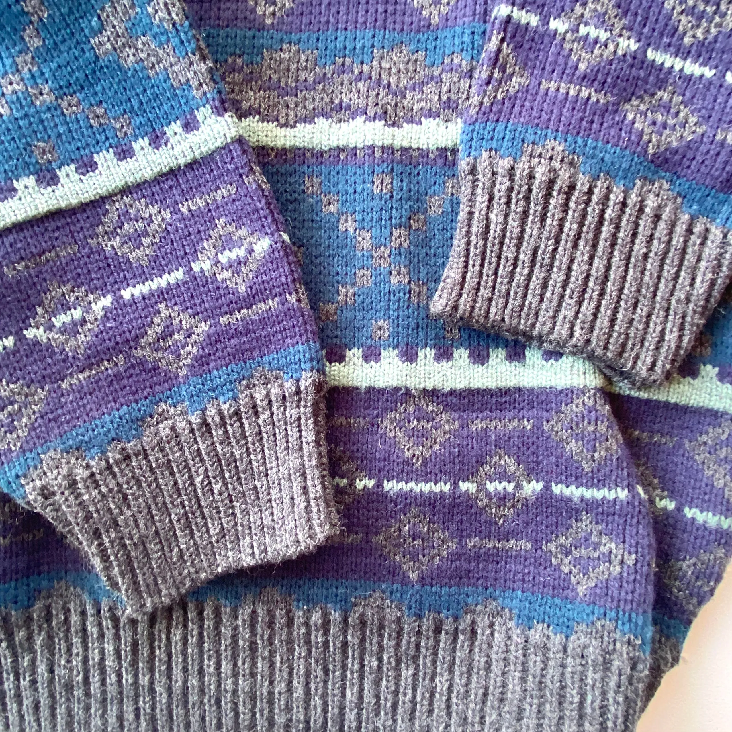 Vintage Patterned Sweater