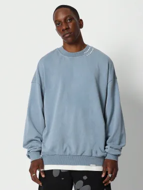Washed Crew Neck Sweatshirt