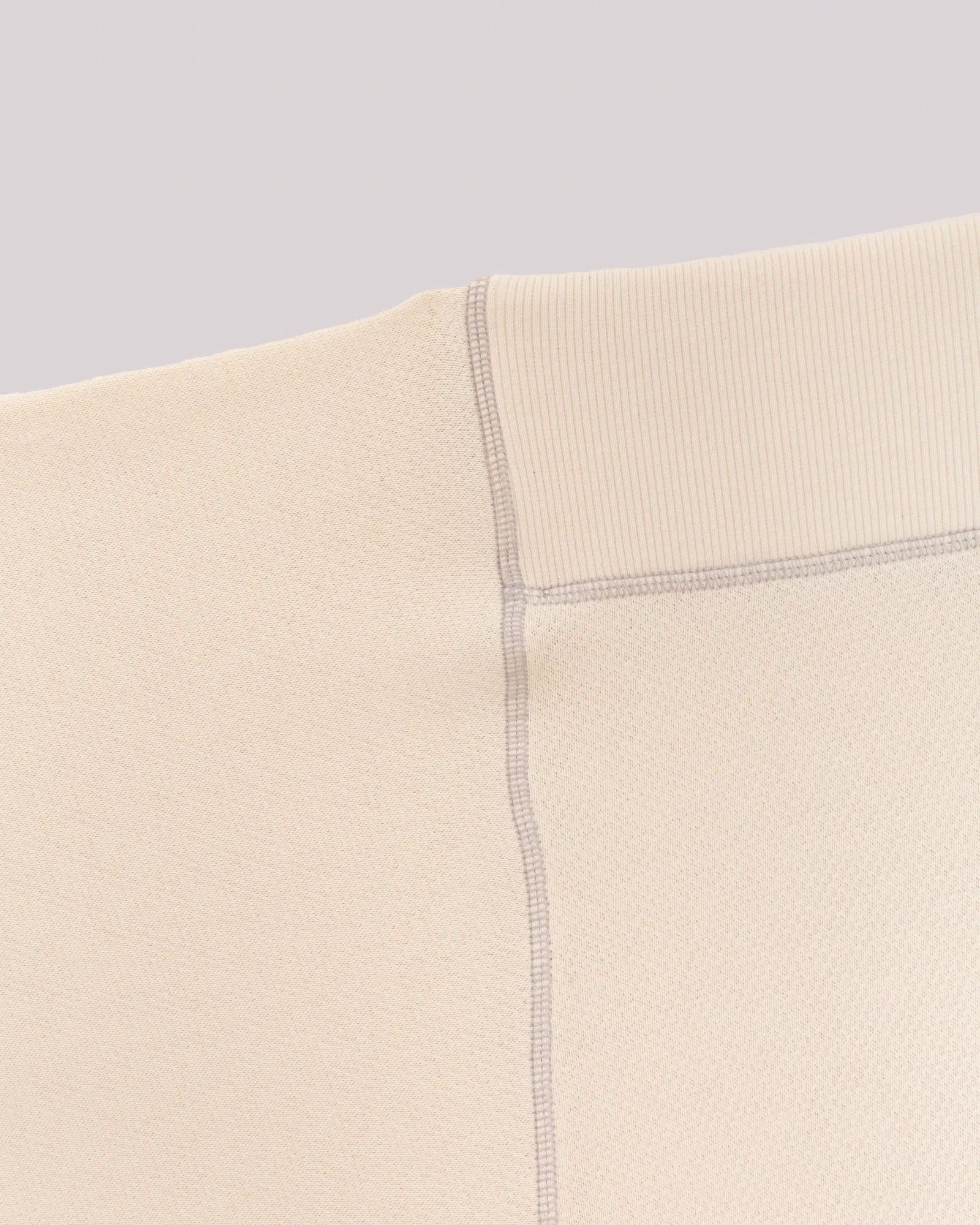 Way Boat Sweatshirt - Regenerative Cotton Rib - Undyed / Path Grey